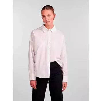 Pieces Tanne Loose рубашка с длинным рукавом S