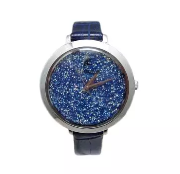 [Pierre Lannier] Часы Pierre Lannier Crystal Watch с кожаным ремешком P095M666 женские [Обычный импортный продукт] Серебро x Темно-синий