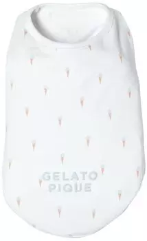 Пике Кот Хлопок Модал Узор Ледяной Пуловер PAGG231604 BLU S [Мороженое и Собака] CAT&DOG
