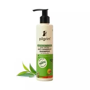 Pilgrim Australian Tea Tree Невысушивающий шампунь против перхоти 200 мл | Устраняет перхоть из источника | Сильные и гладкие волосы | Для мужчин и женщин |