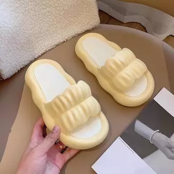 Pillow Slippers for Women and Men Non Slip Quick Drying Shower Slides Bathroom Sandals | Ultra Cushion | Thick Sole 41 розовый