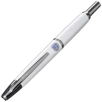 Pilot Fountain Pen Capless Decimo, Pearl White Body, M-Nib