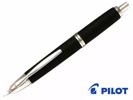 Pilot Fountain Pen Capless Wooden Shaft Black Extra Fine Font (EF)