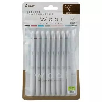 PILOT Frixion Waai набор из 8 стираемых шариковых ручек x 2 шт. набор 0,5 мм LFW-15-8C