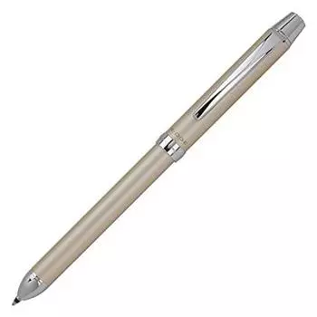 PILOT Pilot Ridge B Pack CGD Многофункциональная шариковая ручка 2 цвета Шариковая ручка Sharp Ridge 2+1 (Шампанское золото) 0,7 мм + 0,5 мм BTHR-3SR-CGD