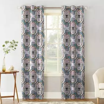 Pink Dream Catcher Home Decor Window Curtains Bedroom Kitchen Curtain Panel Curtains for Living Room 135W x 60H(cm)