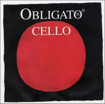 PIRASTRO 431420 Струна для виолончели Obbligato C для средней обмотки 1 розовая струна 4/4 синтетическая/вольфрам (Пирастро)