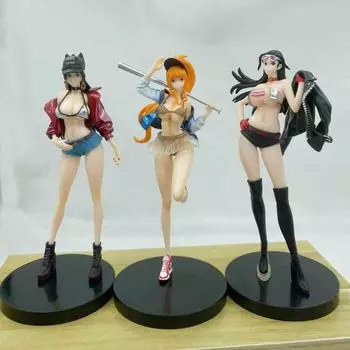 Пиратская статуэтка One Piece GK Street Fashion Queen Робин Нами, ручная работа