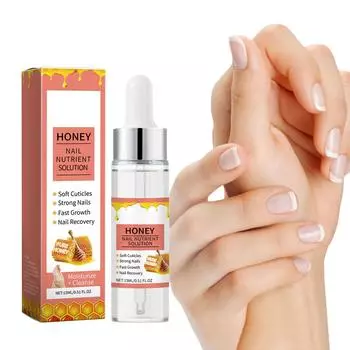 Питательное средство для ногтей Honey Nail Care Масло для ухода за ногтями Укрепление ногтей Кутикула 15 мл розовый