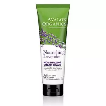 Питательный увлажняющий крем для бритья с лавандой Avalon Organics, 227 г, 1 упаковка