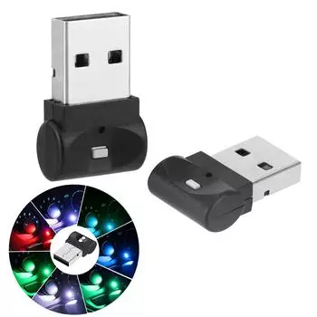 ПК Авто Интерьер Plug And Play Мини USB Автомобильный Ножной Светильник Автомобильный Аксессуар Аварийное Освещение Светодиодный Атмосферный Светильник