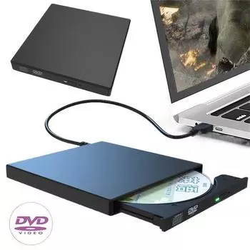 ПК CD Writer Оптический привод CD-ROM RW-плеер CD DVD-привод Внешний DVD-плеер DVD CD-RW-драйвер чёрный