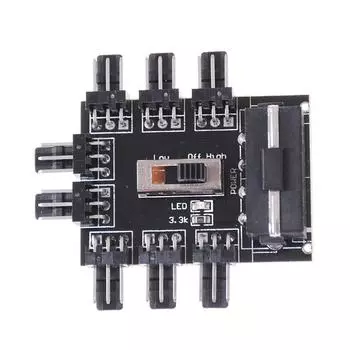 ПК Ide Molex от 1 до 8-контактный разветвитель 3-контактный концентратор охлаждающего вентилятора Адаптер розетки питания One Size