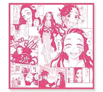 Плачущий платок Demon Kimetsu no Yaiba Незуко Камадо, размер 520 x 520 мм, Slayer