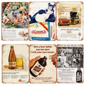 Плакат для клуба Гавана, винтажный плакат для напитков, пива, металлические жестяные вывески, табличка, бар, паб, казино, украшение для дома, стены в стиле ретро, жесть 20x30 см