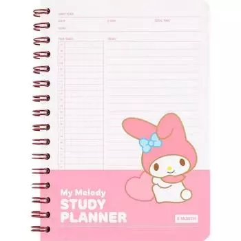 Планировщик учебы Sanrio My Melody, случайная доставка, розовый, 1 шт.