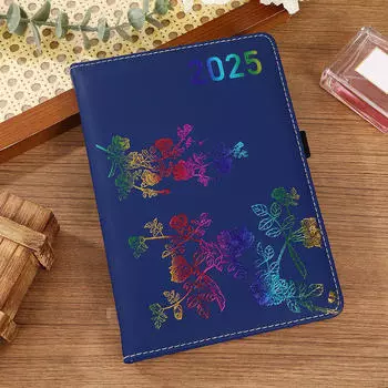 Planner Calendar Notebook 5.8 x8.3 January to December Business Office Home Practical English красный