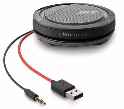 Plantronics Calisto Plantronics Спикерфон ПК-динамик Микрофон Удаленная работа Удаленная работа (+5200 (USB тип A и 3,5 мм)) [Элемент]