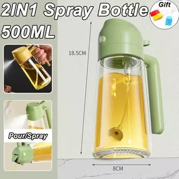 Plastic Automatic Opening and Closing Pouring Oil Spray Bottle Leak-proof Large Capacity Soy Sauce Vinegar Seasoning Bottle