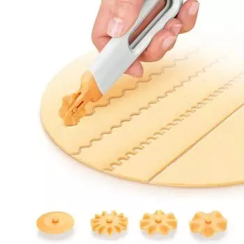 Plastic Baking Tool Pull Net Wheel Pizza Pastry Lattice Roller Cutter For Dough Cookie Pie Craft Pastry Tool Kitchen Accessories