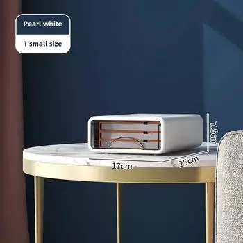 Plastic Box Desktop Organizer Drawer Makeup Storage Box Stackable Jewelry Container Large Mask Office Storage Medicine Dustproof