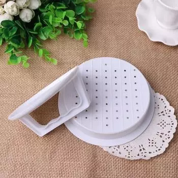 Plastic Burger Multi-Purpose Meat Press Hamburger Press Hamburger Meatloaf Mould Kitchen Tools Burger Press белый