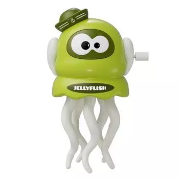 Plastic Clockwork Dancing Octopus Toy Interactive Walking Dancing Octopus Birthday Gift зелёный