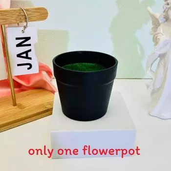 Plastic Container Flower Foam Base Flowerpot Ornament For Gardening Tabletop