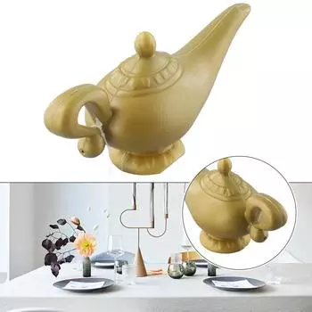 Plastic Costume Prop Cospaly Aladin Lamp Christmas Panto Aladdin Lamp Shape Tea Pot Cartoon Genie Lamps Home Ornaments Crafts