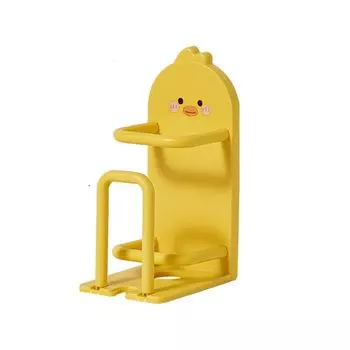 Plastic Electric Toothbrush Base Yellow Toothpaste Toothbrush Storage Rack Bathroom S