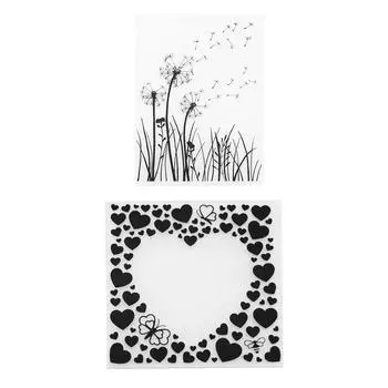 Plastic Embossing Folder Stencils Template for DIY Scrapbook Paper Cards Craft EM148