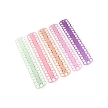 Plastic Embroidery Thread Organizer Line Holder Yarn Organizer Thread Winding Board Needlework бежевый