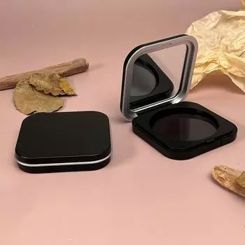 Plastic Makeup Eyeshadow Case with Mirror Makeup Supplies Palette Box Lipstick Pallet Box DIY