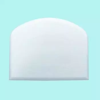 Plastic rubber cake cream scraper trapezoidal silicone scraper flour bread cutting knife scraper