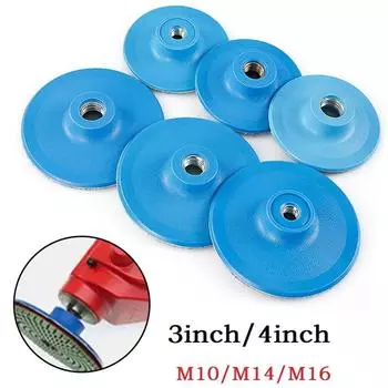 Plastic Sanding Disc Pad Tools 1pc 3/4in Blue+Black M10/M14/M16