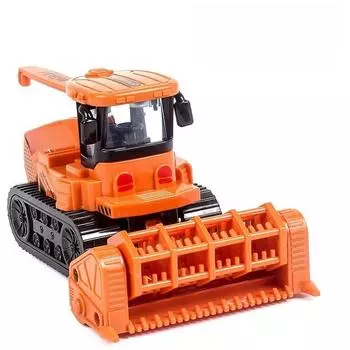 Plastic Vehicle Construction Model Toy Inertial Drive Children Fun Learning Farm TractorHarvester