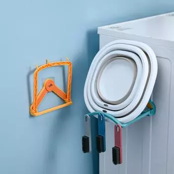 Plastic Wall-Mounted Storage Rack Multifunctional Waterproof Bathroom Tissue Box Great Load Bearing Bathroom Glass Shelf зелёный