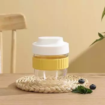 Plastic Yogurt Salad Cup Transparent Lunch Box Multifunctional Oatmeal Cereal Cup Fitness S