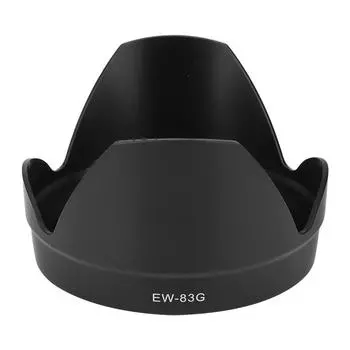 Пластиковая черная бленда объектива EW-83G для крепления на камеру Canon EF 28-300mm f 3.5-5.6L IS USM LensEW-83G