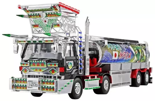 Пластиковая модель Aoshima Bunka Kyozaisha The Deco Truck Series Demon Raihou, 1/32, № 6 (Машина)