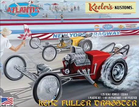 Пластиковая модель Atlantis Keelers Customs Kent Fuller Dragster ATLAMC13103 1/25 (Машина)