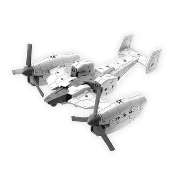 Пластиковая модель автомобиля BANDAI SPIRITS 30MM Exa (Конвертоплан Вер.) 1/144 с цветовой кодировкой