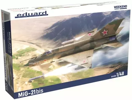 Пластиковая модель Eduard Weekend Edition Советских ВВС EDU84130 МиГ-21бис 1/48