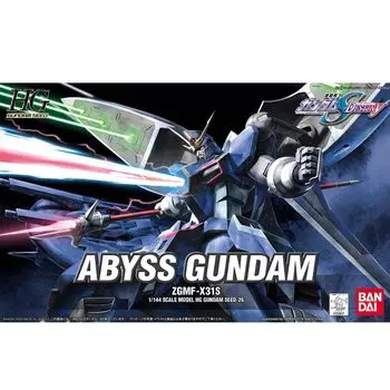 Пластиковая модель HG Mobile Suit Gundam SEED DESTINY Abyss Gundam в масштабе 1/144 с цветовой кодировкой