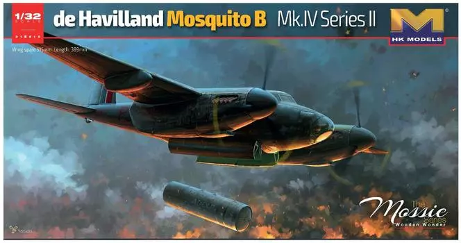 Пластиковая модель HK Mosquito Series 2 01E015 1/32 B. Мк.IV