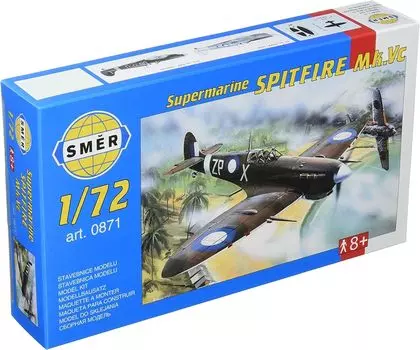 Пластиковая модель истребителя Semer British Supermarine Spitfire SME72871 1/72 Mk.5c