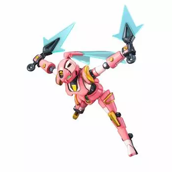 Пластиковая модель LBX Danball Senki Kunoichi в масштабе 1/1 с цветовой кодировкой