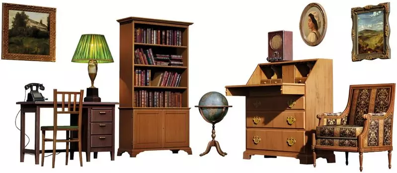Пластиковая модель Miniart Home Office Interior MA35644 1/35