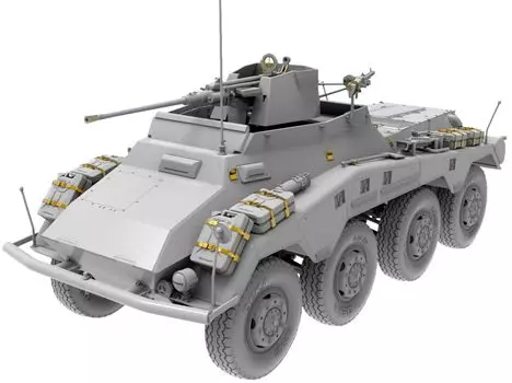 Пластиковая модель Miniart Schwevera Fett 38 MA35431 1/35 Sd.Kfz.234/3, 2 см (Боевая машина)