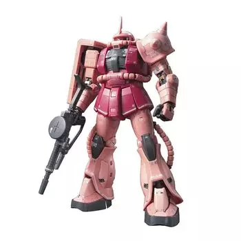 Пластиковая модель мобильного костюма RG Gundam Zaku MS-06S Char s 1/144 с цветовой кодировкой